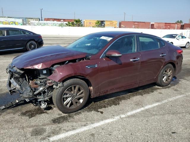 5XXGT4L38LG390836 - 2020 KIA OPTIMA LX BURGUNDY photo 1