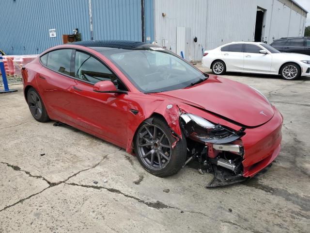 5YJ3E1EA4PF675089 - 2023 TESLA MODEL 3 RED photo 4