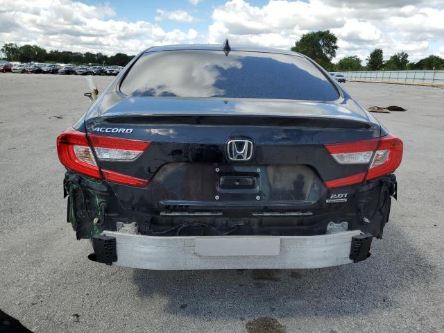 1HGCV2F97MA008792 - 2021 HONDA ACCORD TOURING BLACK photo 6