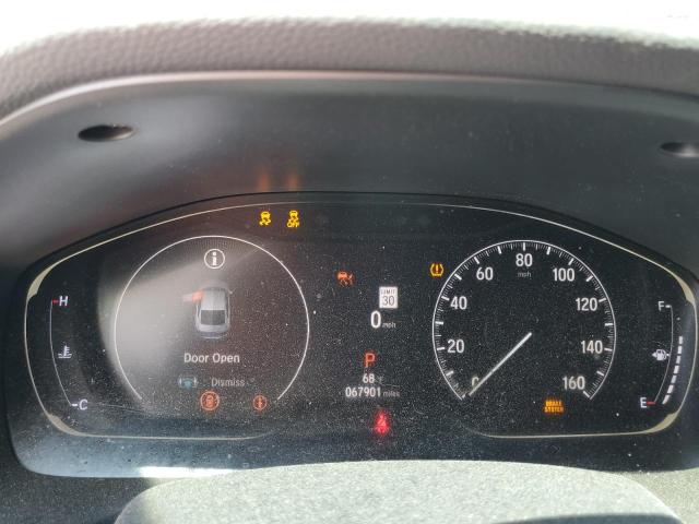 1HGCV2F97MA008792 - 2021 HONDA ACCORD TOURING BLACK photo 9