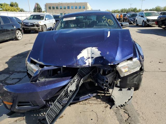 1ZVBP8AM4B5102926 - 2011 FORD MUSTANG BLUE photo 5