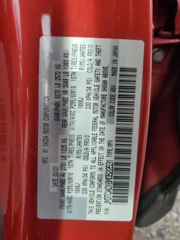 JM3TCACY8M0522531 - 2021 MAZDA CX-9 TOURING 红色 照片 13