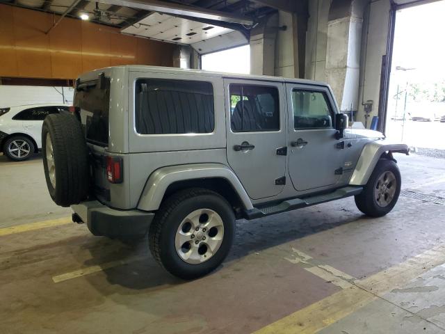 1C4HJWEG6FL680230 - 2015 JEEP WRANGLER U SAHARA SILVER photo 3