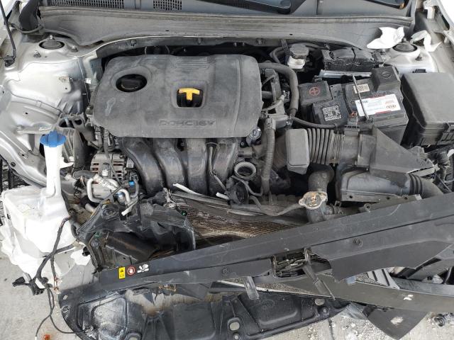 3KPF24ADXKE057037 - 2019 KIA FORTE FE SILVER photo 11