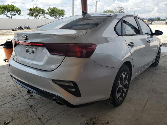 3KPF24ADXKE057037 - 2019 KIA FORTE FE SILVER photo 3