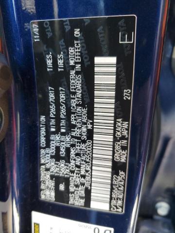 JTEBU5JR0J5520030 - 2018 TOYOTA 4RUNNER SR5/SR5 PREMIUM 蓝色 照片 13