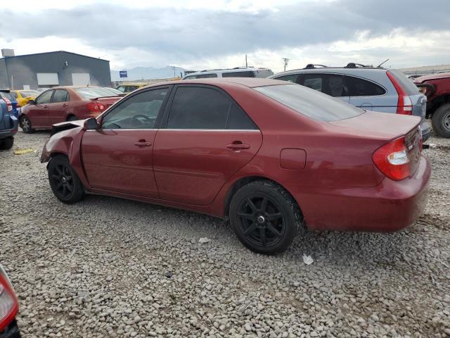 JTDBE32KX30195359 - 2003 TOYOTA CAMRY LE RED photo 2