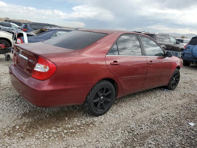 JTDBE32KX30195359 - 2003 TOYOTA CAMRY LE RED photo 3