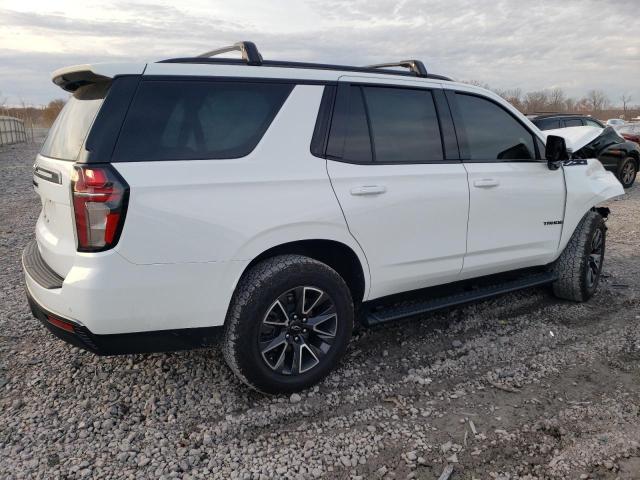 1GNSKPKD3NR157107 - 2022 CHEVROLET TAHOE K1500 Z71 WHITE photo 3