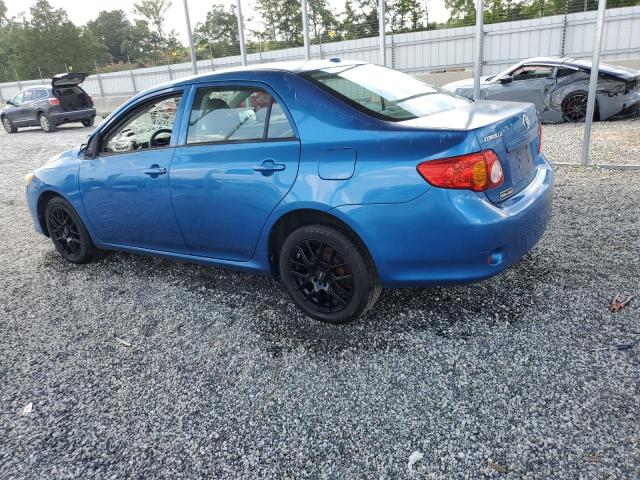 2T1BU4EE9AC229955 - 2010 TOYOTA COROLLA BASE BLUE photo 2