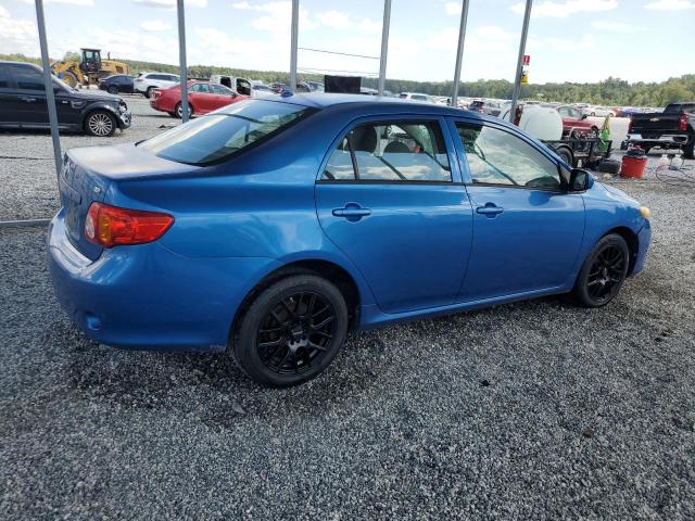 2T1BU4EE9AC229955 - 2010 TOYOTA COROLLA BASE BLUE photo 3