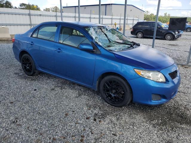 2T1BU4EE9AC229955 - 2010 TOYOTA COROLLA BASE BLUE photo 4