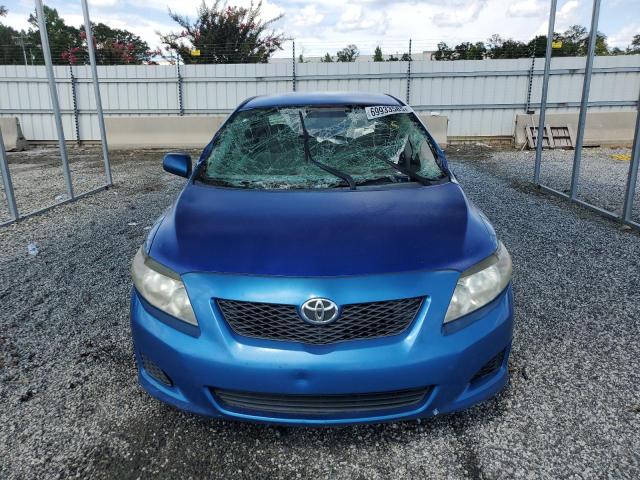 2T1BU4EE9AC229955 - 2010 TOYOTA COROLLA BASE BLUE photo 5