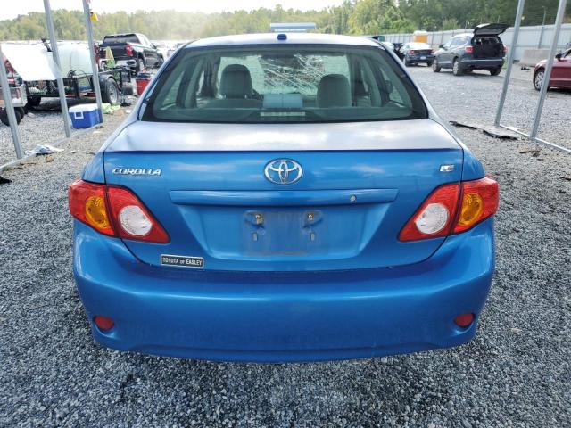 2T1BU4EE9AC229955 - 2010 TOYOTA COROLLA BASE BLUE photo 6