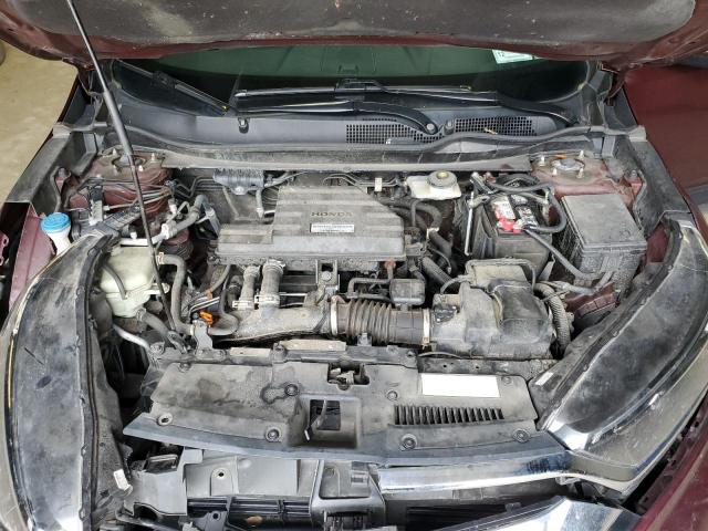 2HKRW2H50KH668615 - 2019 HONDA CR-V EX BURGUNDY photo 12