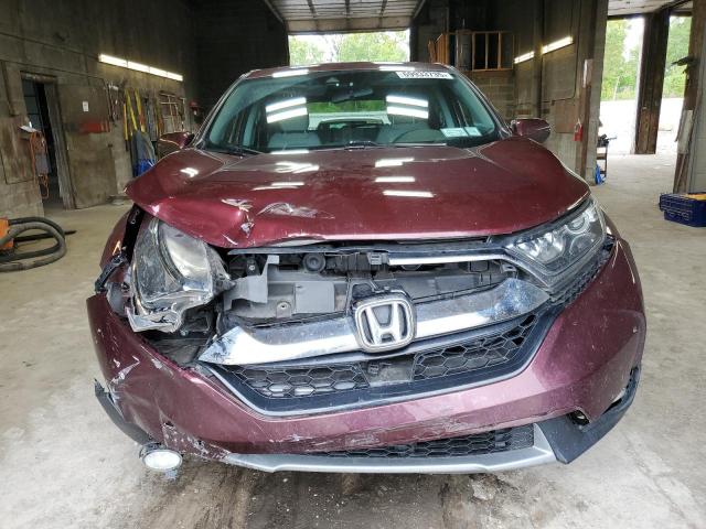 2HKRW2H50KH668615 - 2019 HONDA CR-V EX BURGUNDY photo 5