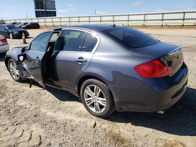 JN1DV6AR2BM452226 - 2011 INFINITI G25 GRAY photo 2