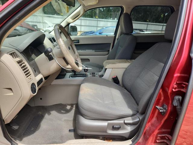 1FMCU03G59KA30814 - 2009 FORD ESCAPE XLT BURGUNDY photo 7