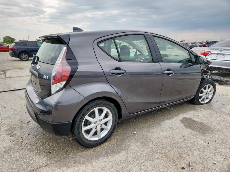 JTDKDTB3XH1597640 - 2017 TOYOTA PRIUS C GRAY photo 3