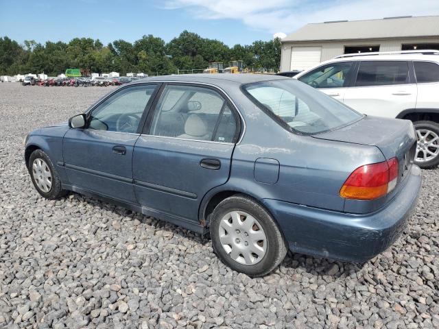 2HGEJ6670WH629077 - 1998 HONDA CIVIC LX BLUE photo 2