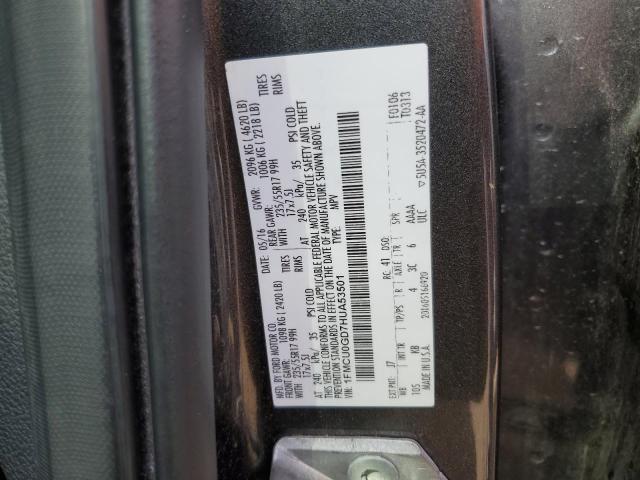 1FMCU0GD7HUA53501 - 2017 FORD ESCAPE SE Graphit Foto 12