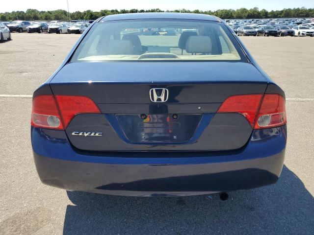 1HGFA16866L022653 - 2006 HONDA CIVIC EX BLUE photo 6