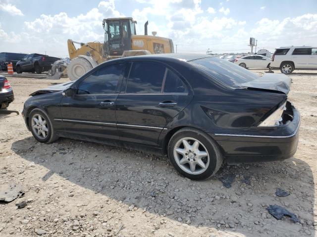 WDBRF84J43F424563 - 2003 MERCEDES-BENZ C 320 4MATIC BLACK photo 2