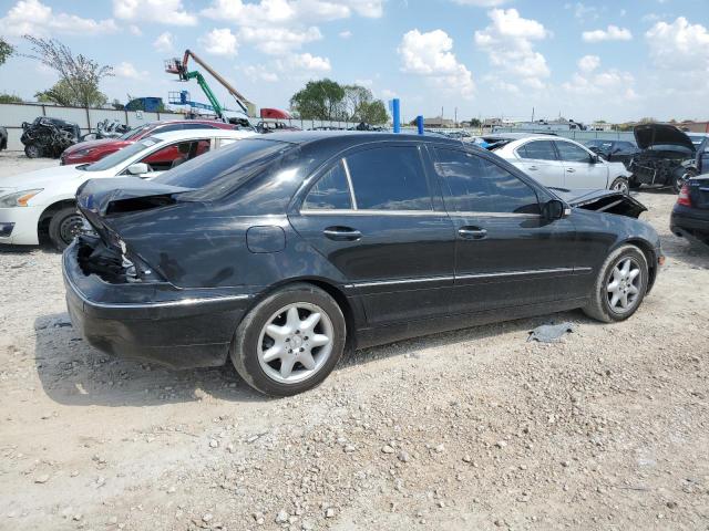 WDBRF84J43F424563 - 2003 MERCEDES-BENZ C 320 4MATIC BLACK photo 3