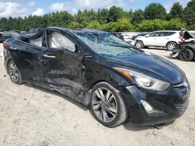 KMHDH4AE1FU381088 - 2015 HYUNDAI ELANTRA SE BLACK photo 4