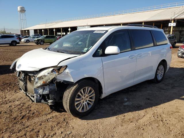 5TDYK3DC2ES490402 - 2014 TOYOTA SIENNA XLE WHITE photo 1