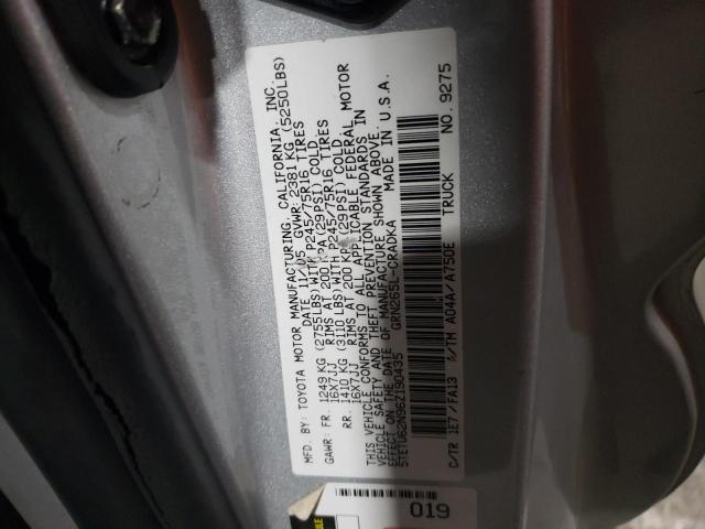 5TETU62N96Z190435 - 2006 TOYOTA TACOMA PRERUNNER ACCESS CAB SILVER photo 12