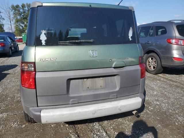 5J6YH18573L010832 - 2003 HONDA ELEMENT EX GREEN photo 6