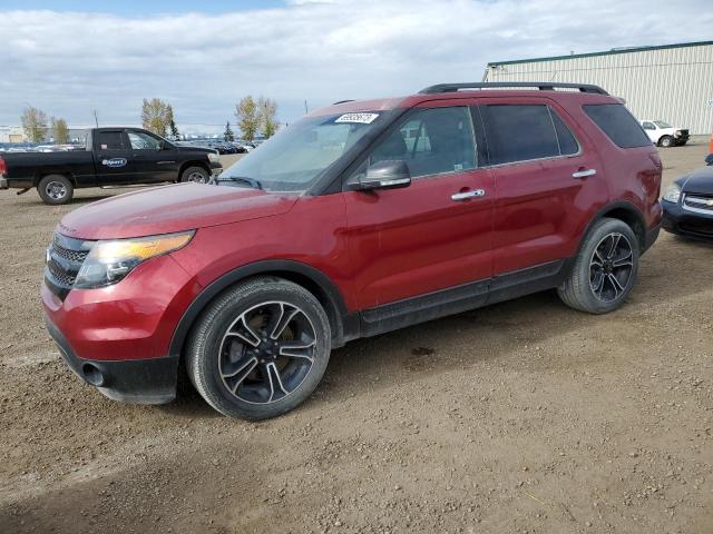 1FM5K8GT0DGC54377 - 2013 FORD EXPLORER SPORT RED photo 1