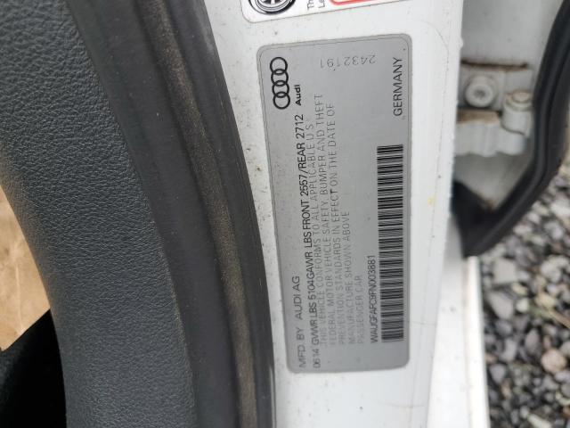 WAUGFAFC9FN003881 - 2015 AUDI A6 PREMIUM PLUS 白色 照片 12