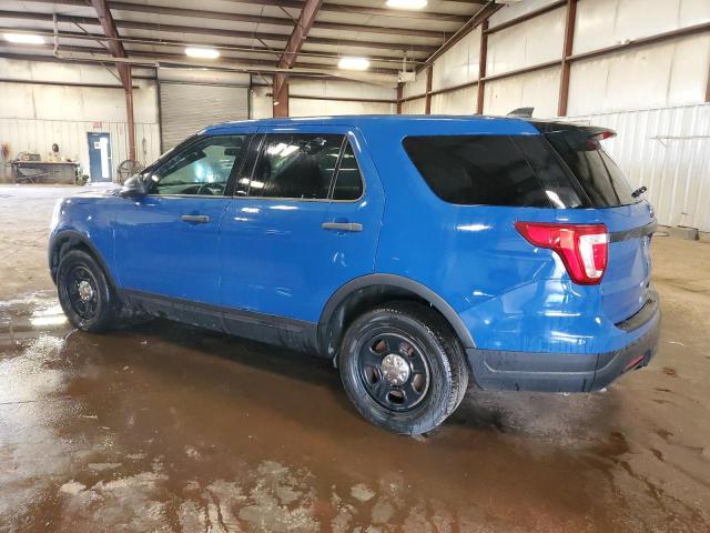 1FM5K8AT3KGB15723 - 2019 FORD EXPLORER POLICE INTERCEPTOR BLUE photo 2