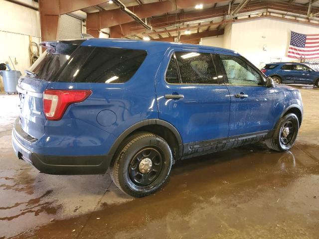 1FM5K8AT3KGB15723 - 2019 FORD EXPLORER POLICE INTERCEPTOR BLUE photo 3