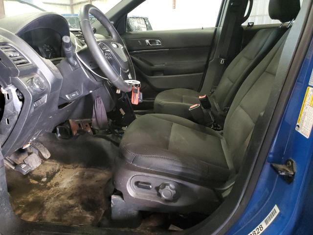 1FM5K8AT3KGB15723 - 2019 FORD EXPLORER POLICE INTERCEPTOR BLUE photo 7