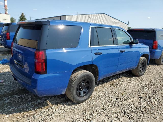 1GNSKDECXKR401431 - 2019 CHEVROLET TAHOE POLICE Niebieski zdjęcie 3