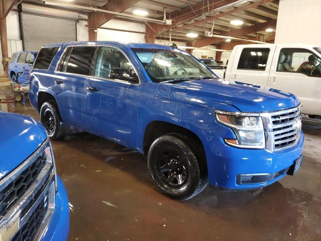 1GNSKDECXKR401431 - 2019 CHEVROLET TAHOE POLICE Niebieski zdjęcie 4