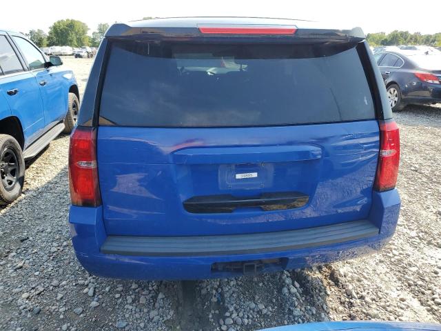 1GNSKDECXKR401431 - 2019 CHEVROLET TAHOE POLICE Niebieski zdjęcie 6