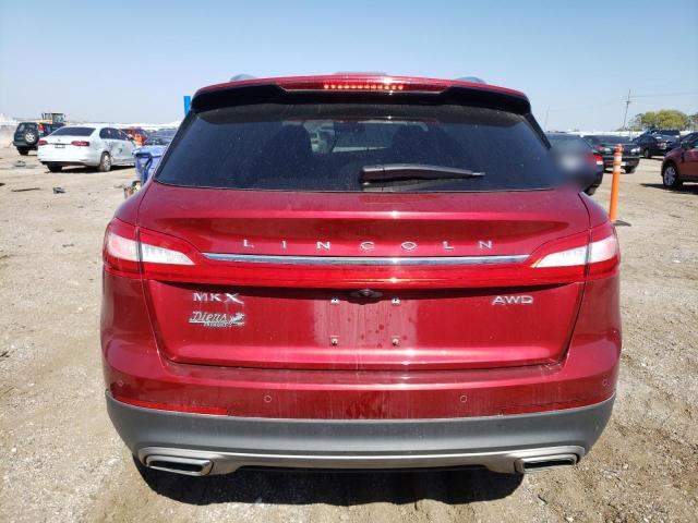 2LMTJ8LR3GBL88613 - 2016 LINCOLN MKX RESERVE RED photo 6