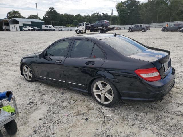WDDGF8BB2BR144096 - 2011 MERCEDES-BENZ C 300 4MATIC BLACK photo 2