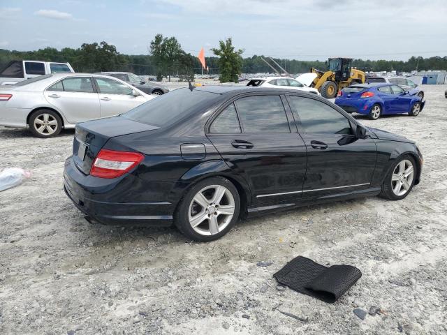 WDDGF8BB2BR144096 - 2011 MERCEDES-BENZ C 300 4MATIC BLACK photo 3