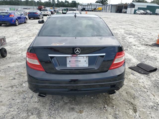 WDDGF8BB2BR144096 - 2011 MERCEDES-BENZ C 300 4MATIC BLACK photo 6