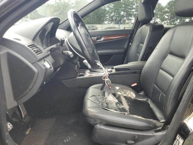 WDDGF8BB2BR144096 - 2011 MERCEDES-BENZ C 300 4MATIC BLACK photo 7