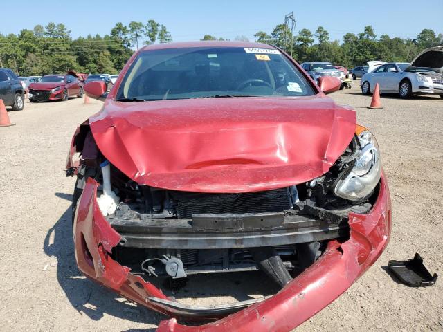 KMHDH4AE0DU592263 - 2013 HYUNDAI ELANTRA GLS RED photo 5