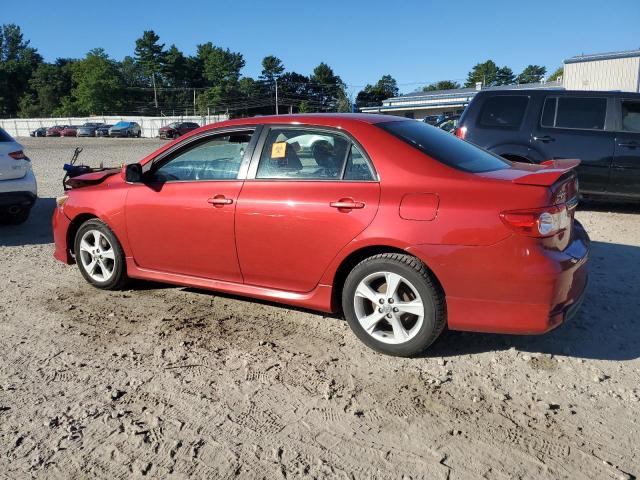 5YFBU4EE2DP169828 - 2013 TOYOTA COROLLA BASE Rouge photo 2