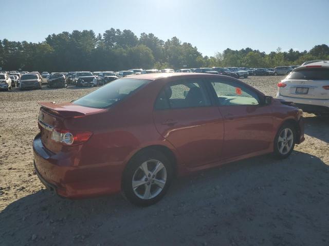 5YFBU4EE2DP169828 - 2013 TOYOTA COROLLA BASE Rouge photo 3