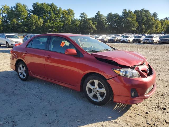 5YFBU4EE2DP169828 - 2013 TOYOTA COROLLA BASE Rouge photo 4