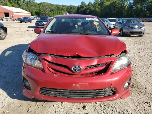5YFBU4EE2DP169828 - 2013 TOYOTA COROLLA BASE Rouge photo 5